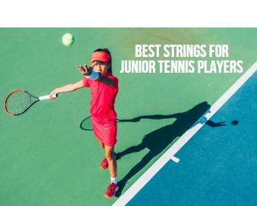 The Best Strings for Junior Tennis Players Mobile Feature image