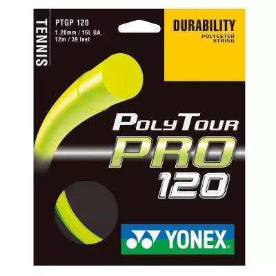 Yonex Poly Tour Pro 120 Tennis String Set In Yellow